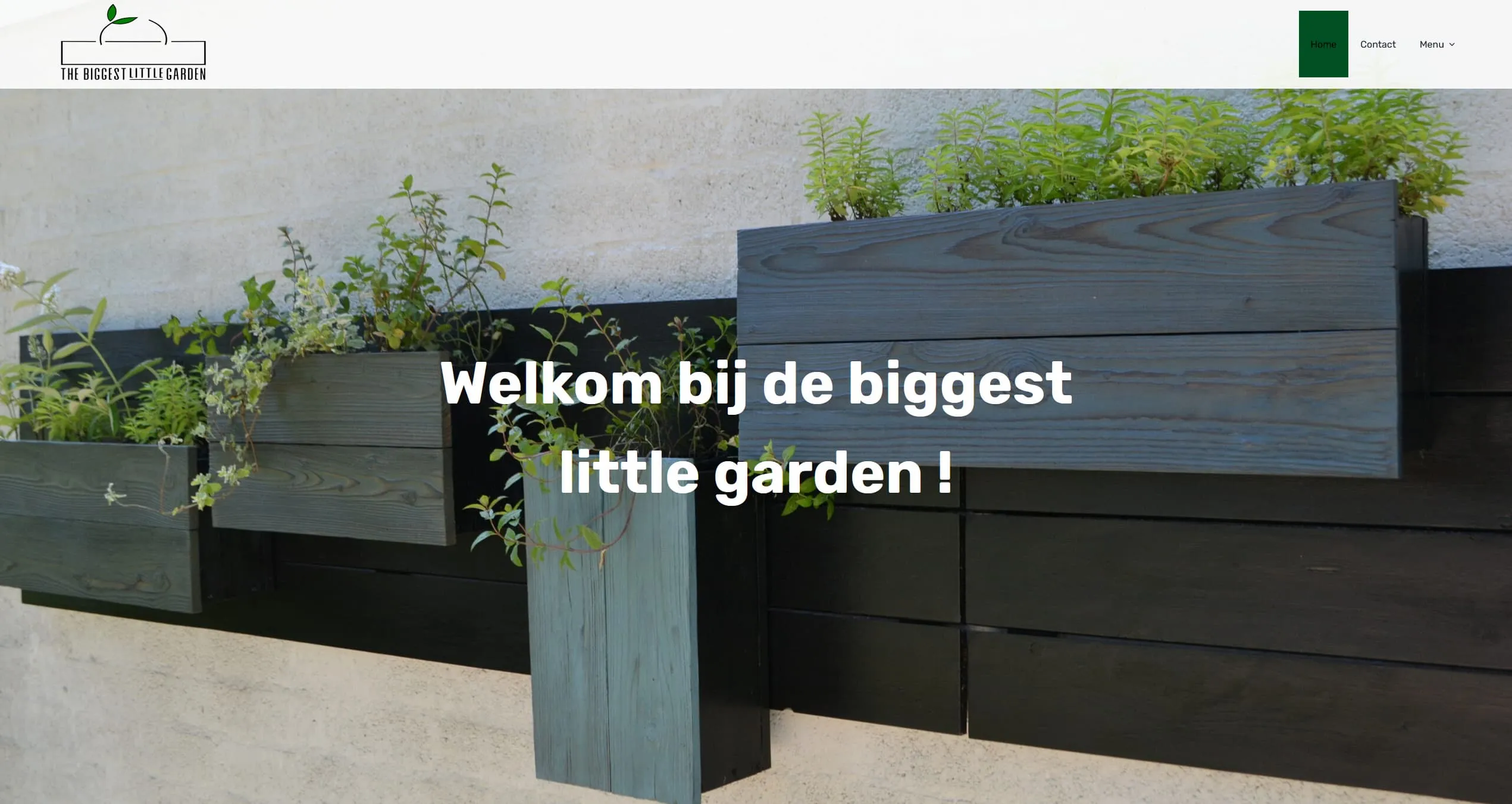 Voorbeeld van een ontworpen website door Computerservice Heerenveen